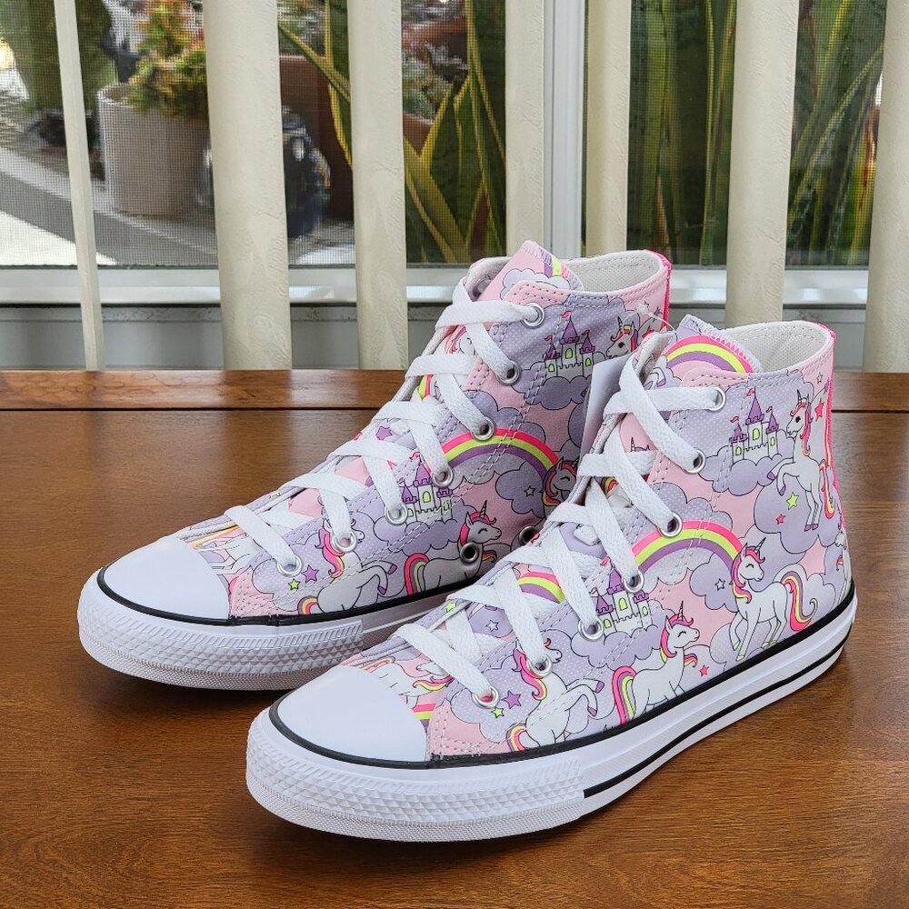 Converse Kids Unicorn Sneakers - Pink and White - Picture 12 of 12